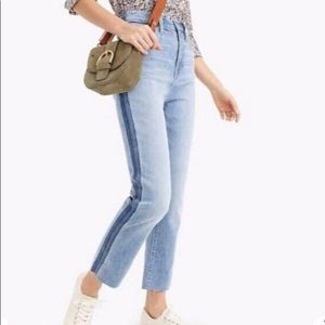 J. Crew Point Sur Denim Shoreditch Ankle Crop Straight Leg Jeans